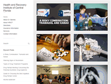 Tablet Screenshot of healthandrecoveryinstitute.com